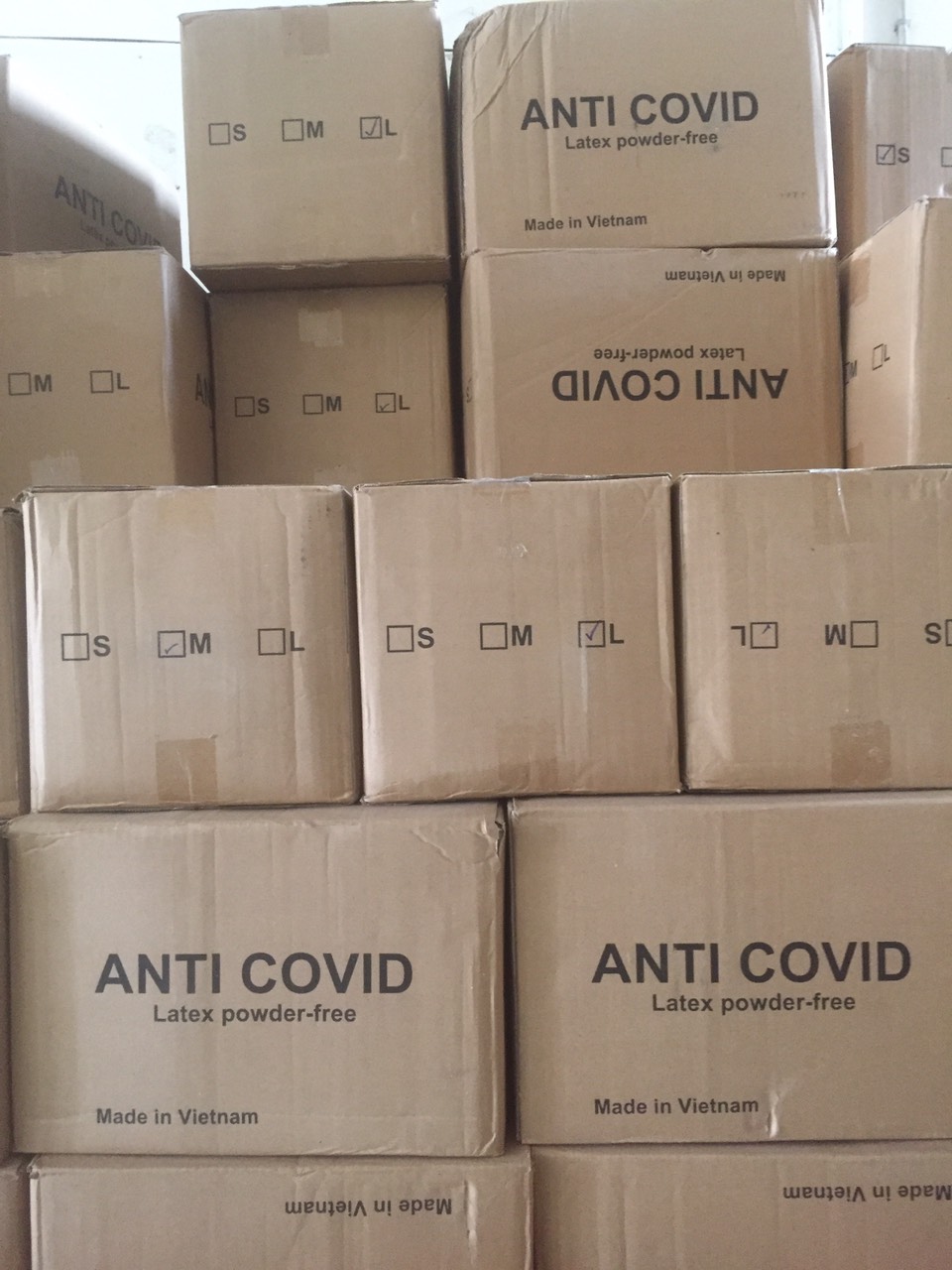 Thu giữ gần 250.000 găng tay y tế không rõ nguồn gốc tại Long An