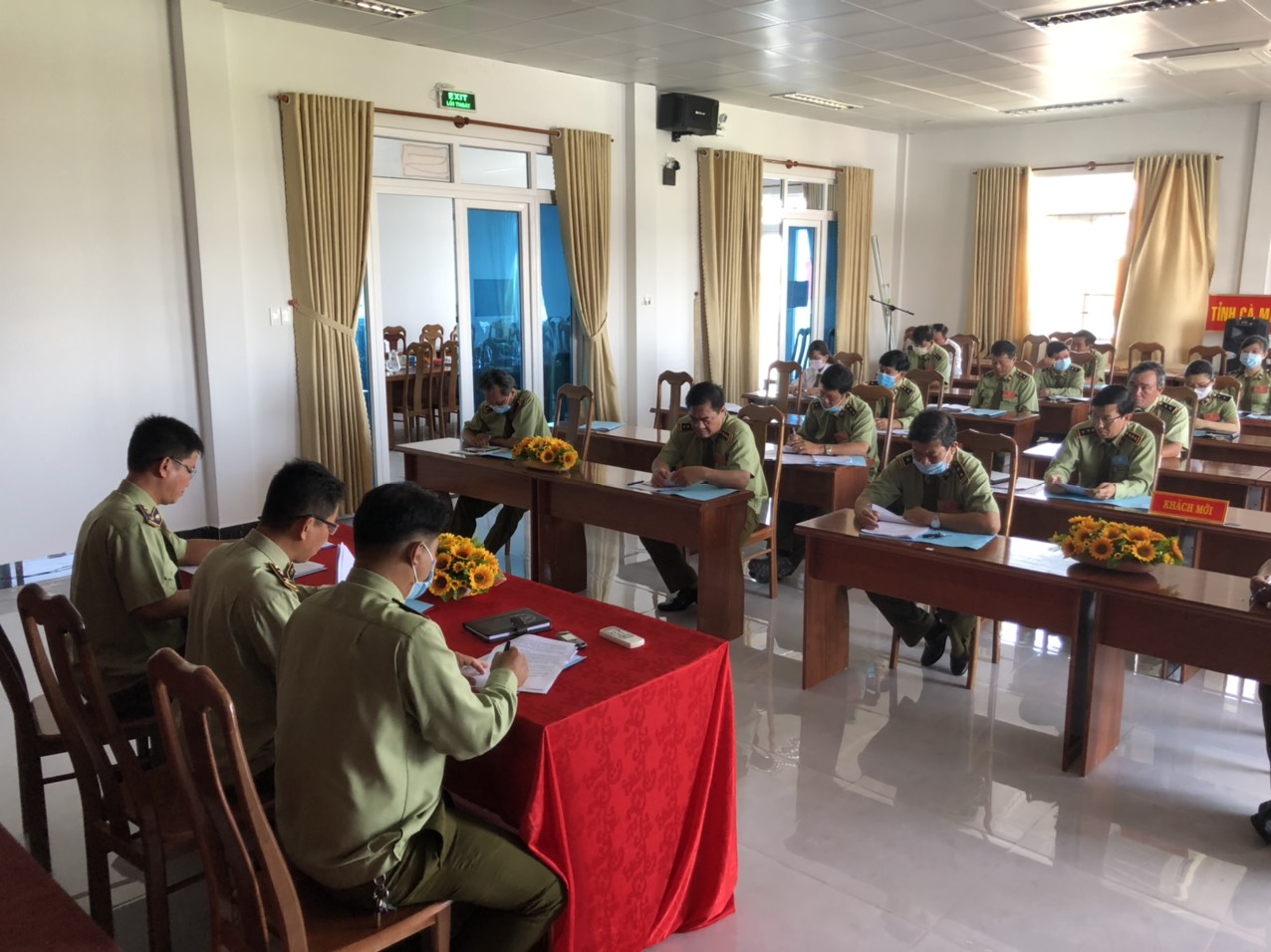 Quang cảnh Đại hội chi bộ 1 lần thứ I, nhiệm kỳ 2020 - 2022