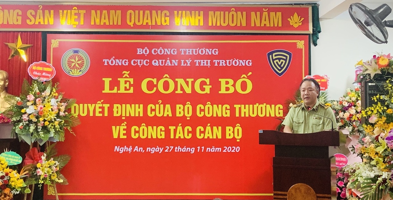 Bổ nhiệm Cục trưởng Cục QLTT Nghệ An - Cổng thông tin Tổng ...